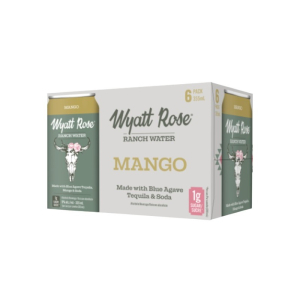Wyatt Rose Ranch Water Mango -6pc